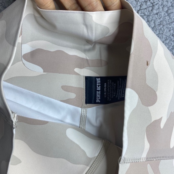 Pink Active Leggings Womens Large Camo workout pants gym yoga sports running - Picture 6 of 9